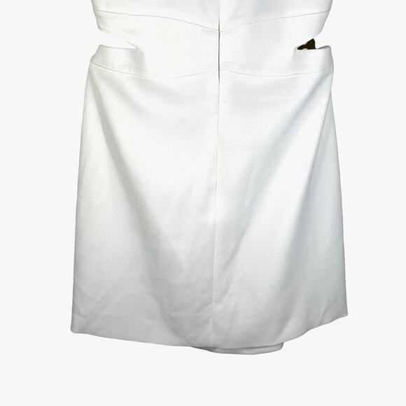 Likely Womens Isadora Cut Out Mini Dress White Size 12 Party Glam Clubwear Event - Picture 9 of 14